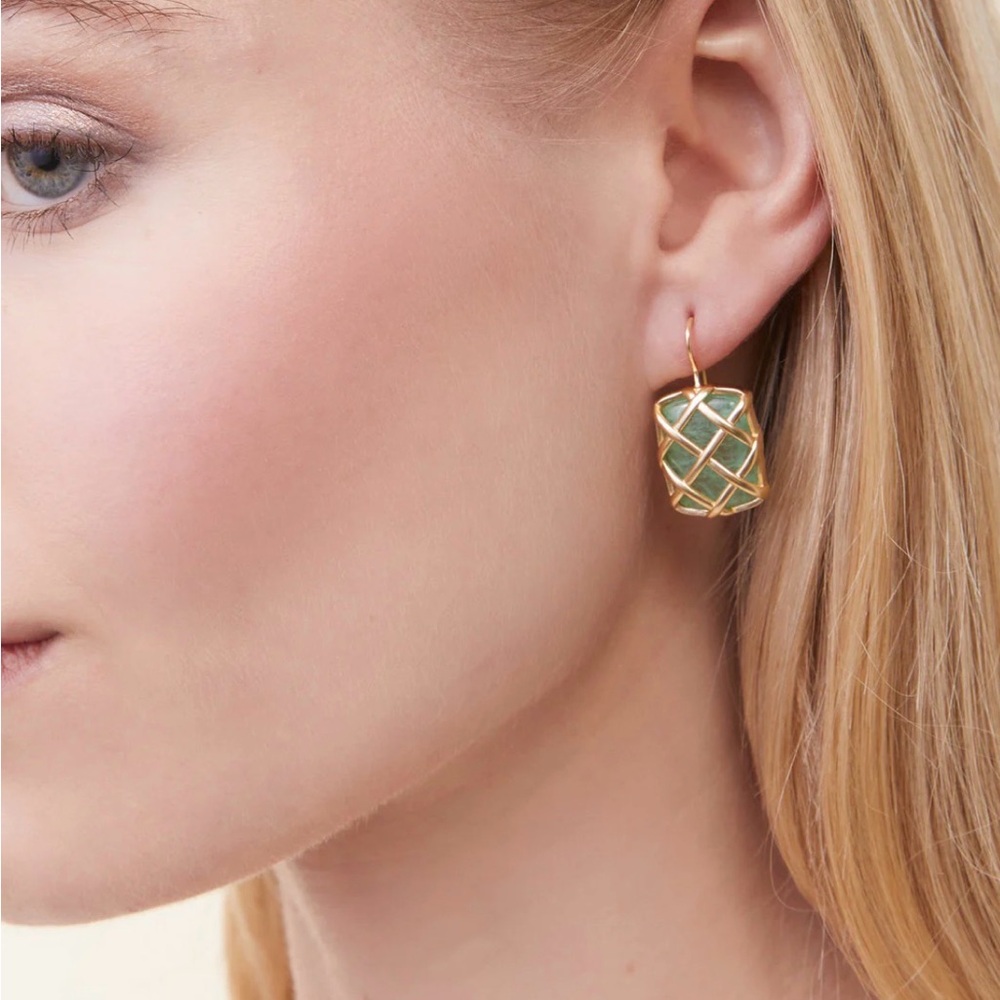 Spartina Stonevale Earrings Green - Picture 3 of 4